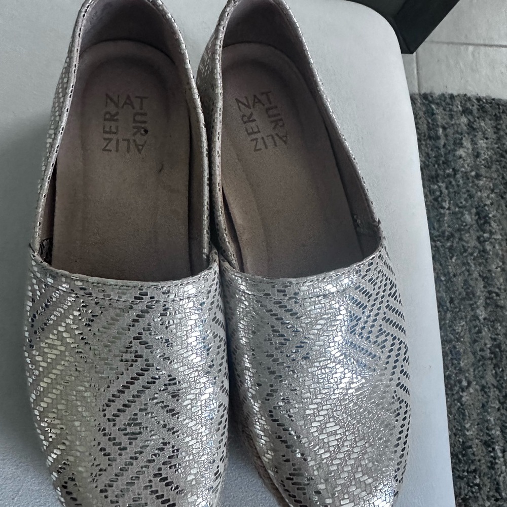 Naturalizer Metallic Slip-On Loafers